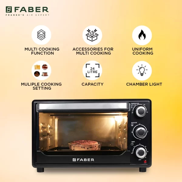 Faber FOTG BK 24L - Oven, Toaster, Griller