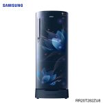 SAMSUNG RR20T282ZU8 192 Litres Direct Cooling Digital Inverter Single Door Refrigerator With Base Stand (Saffron Red)