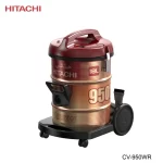 HITACHI CV-950WR - 2100 Watts 18 Litres Drum Type Vacuum Cleaner (Wine Red)