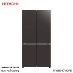 HITACHI R-WB640VOPBGMG 600 Litres Inverter 4 Doors Convertible French Door Bottom Freezer Refrigerator