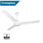 Crompton 48inches Gallop Ceiling Fan | 380 RPM | Opal White