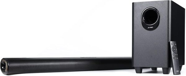 F&D 80W Soundbar with Wired Subwoofer HT-330 Black